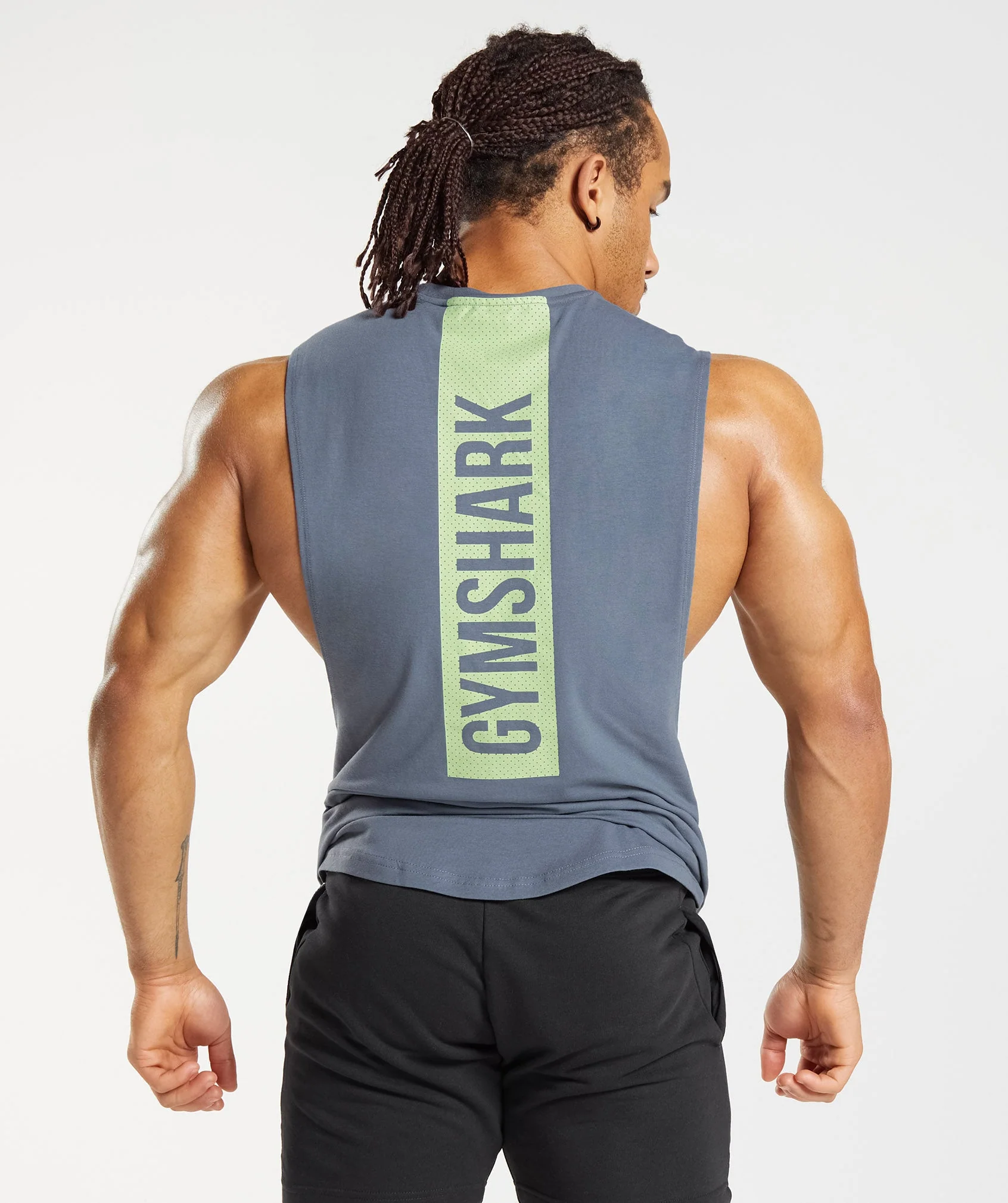 Bold Drop Arm Tank Evening Blue