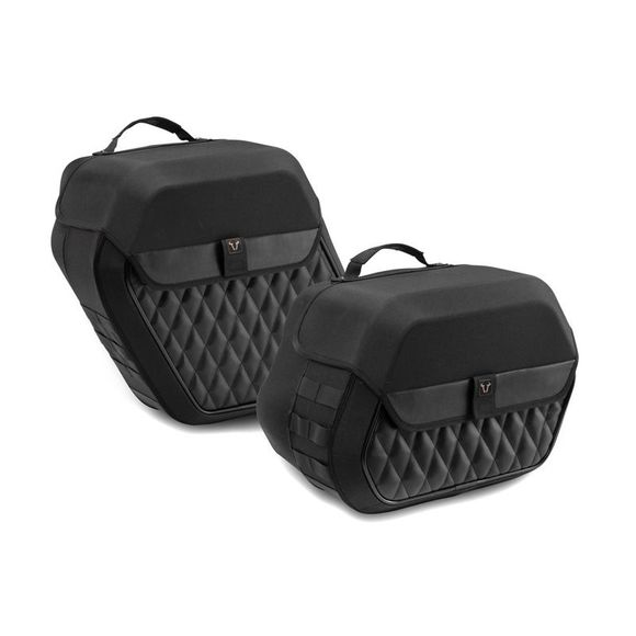 SW-MOTECH LH LEGEND Saddlebags WITH MOUNT (25.5/19.5 Liters) - BlackRef: BC.HTA.01.682.20000
