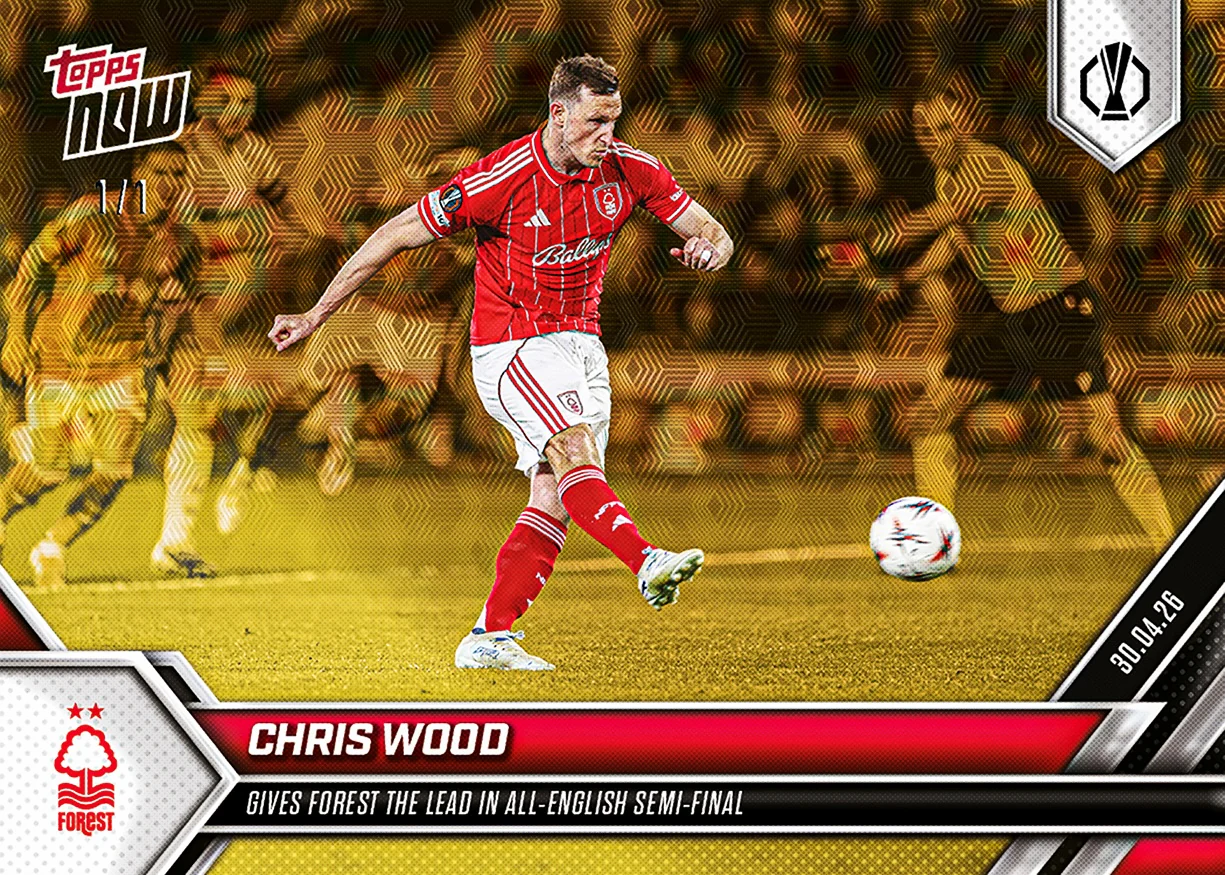 Chris Wood - 2025-26 UEL Topps NOW® - Card 29 - PR: 188