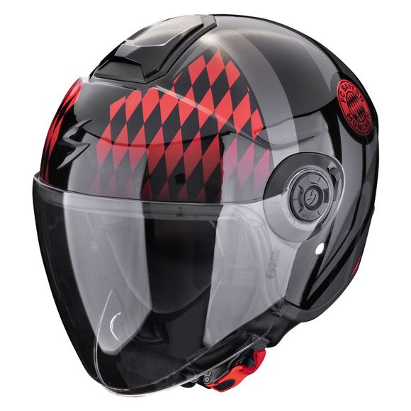 Jet Scorpion Exo Casque Exo -City II - FC Bayern - Black / RedRef: SC1041