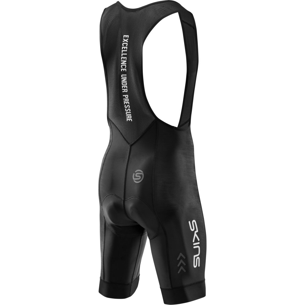 SKINS CYCLE Heritage Bike Bib Shorts Men - Black/Black