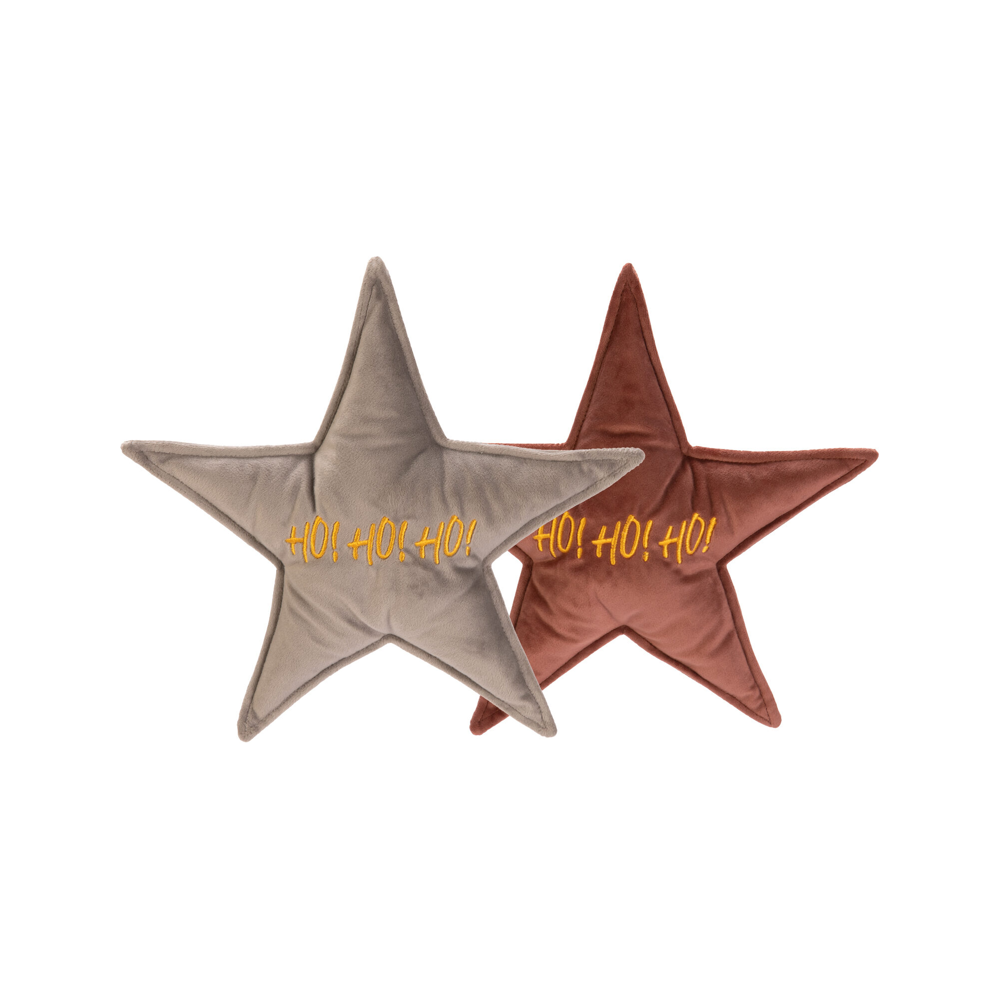 Designed by Lotte Christmas Star - Velvet - Grey - 29 x 27 x 5 cm