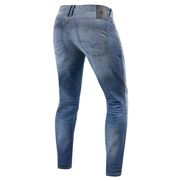 Jean Moto Rev it Piston 2 Sk Delave Standard - Skinny - BlueRef: RI1221