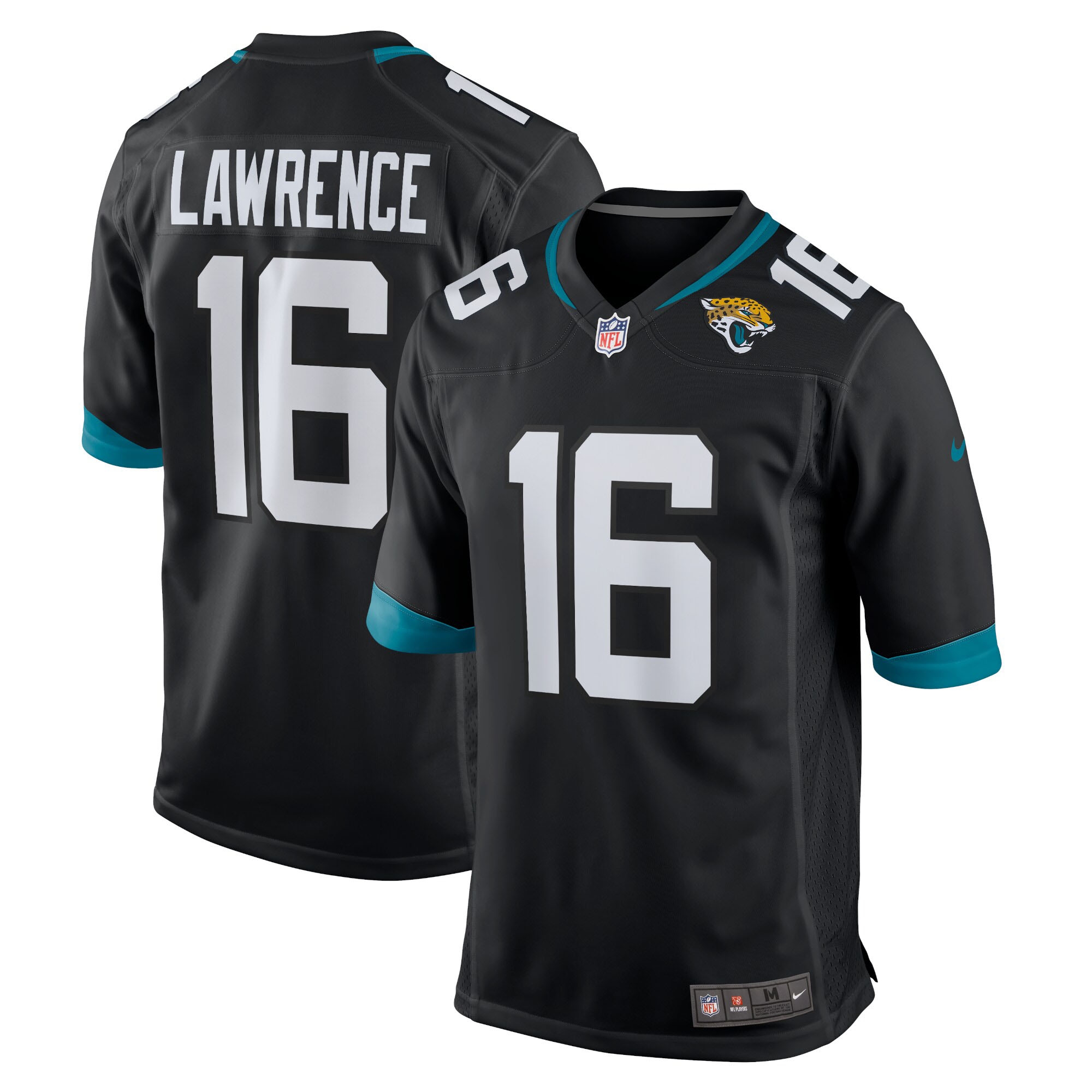 Trevor Lawrence #16 Jacksonville Jaguars Nike Game NFL Jersey Black