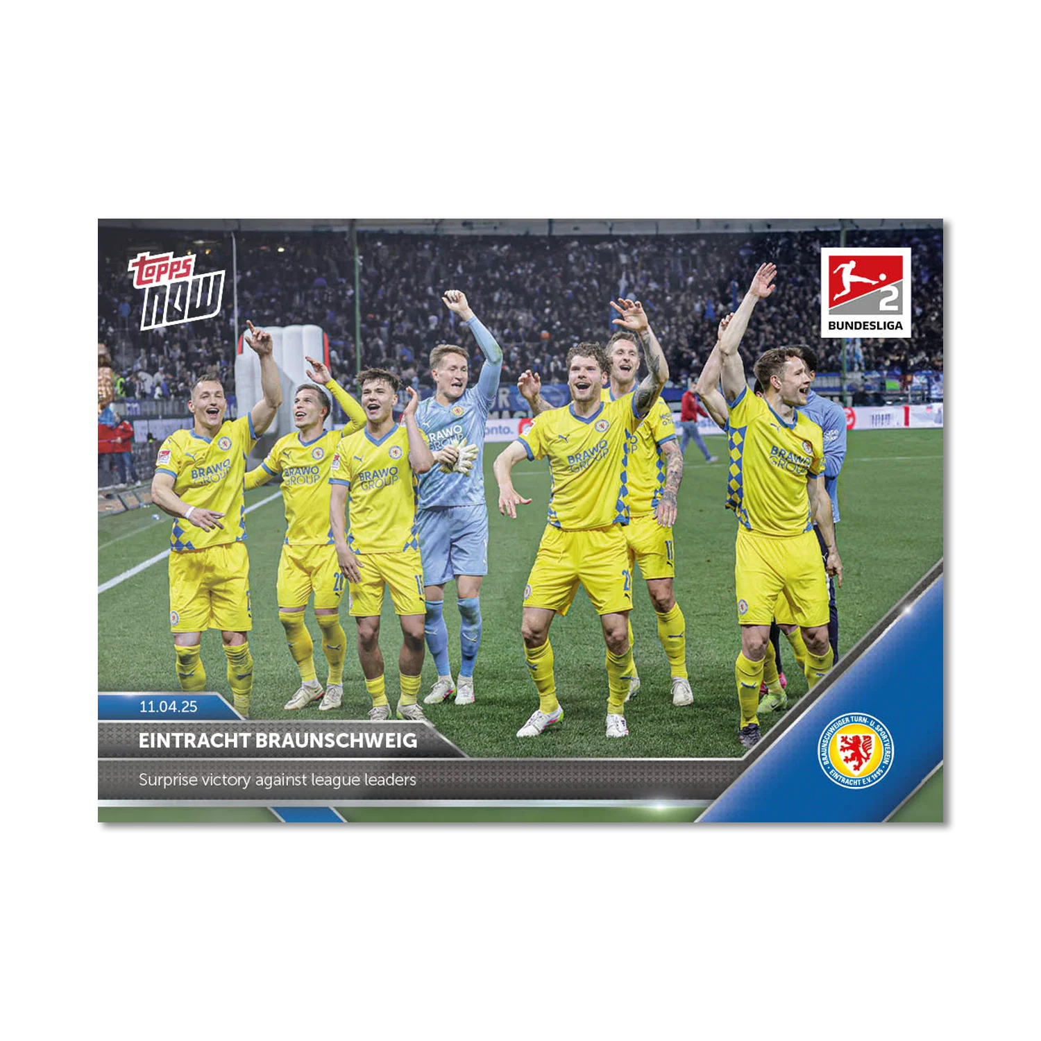 Eintracht Braunschweig - 2024-25 Bundesliga Topps NOW® Card 161