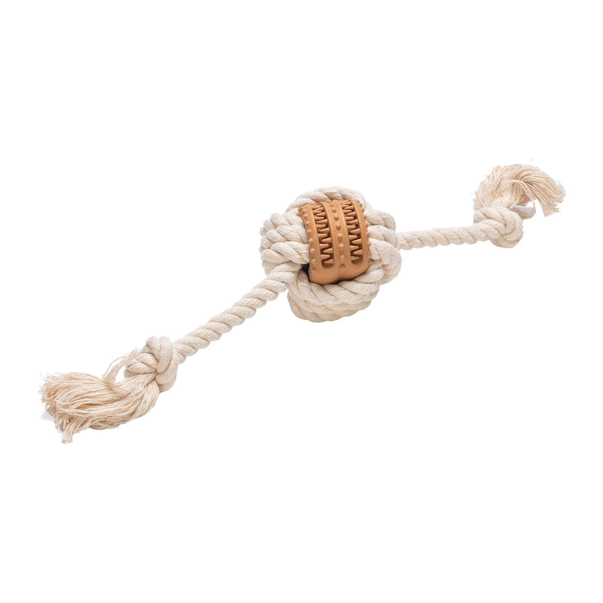 Beeztees Puppy Dental Play Rope Fem - 20 cm