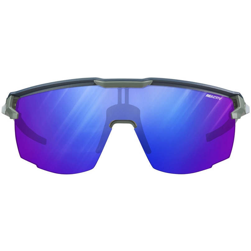 Julbo Ultimate Reactiv 1-3 High Contrast Sunglasses - Blue/Green - Multilayer Blue