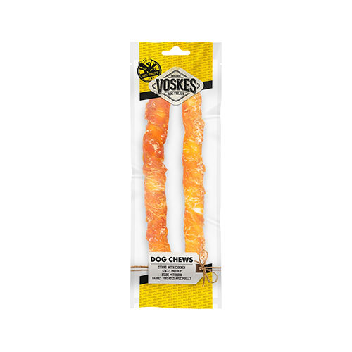 Voskes Beef Hide and Chicken Stick - 2 x 25 cm