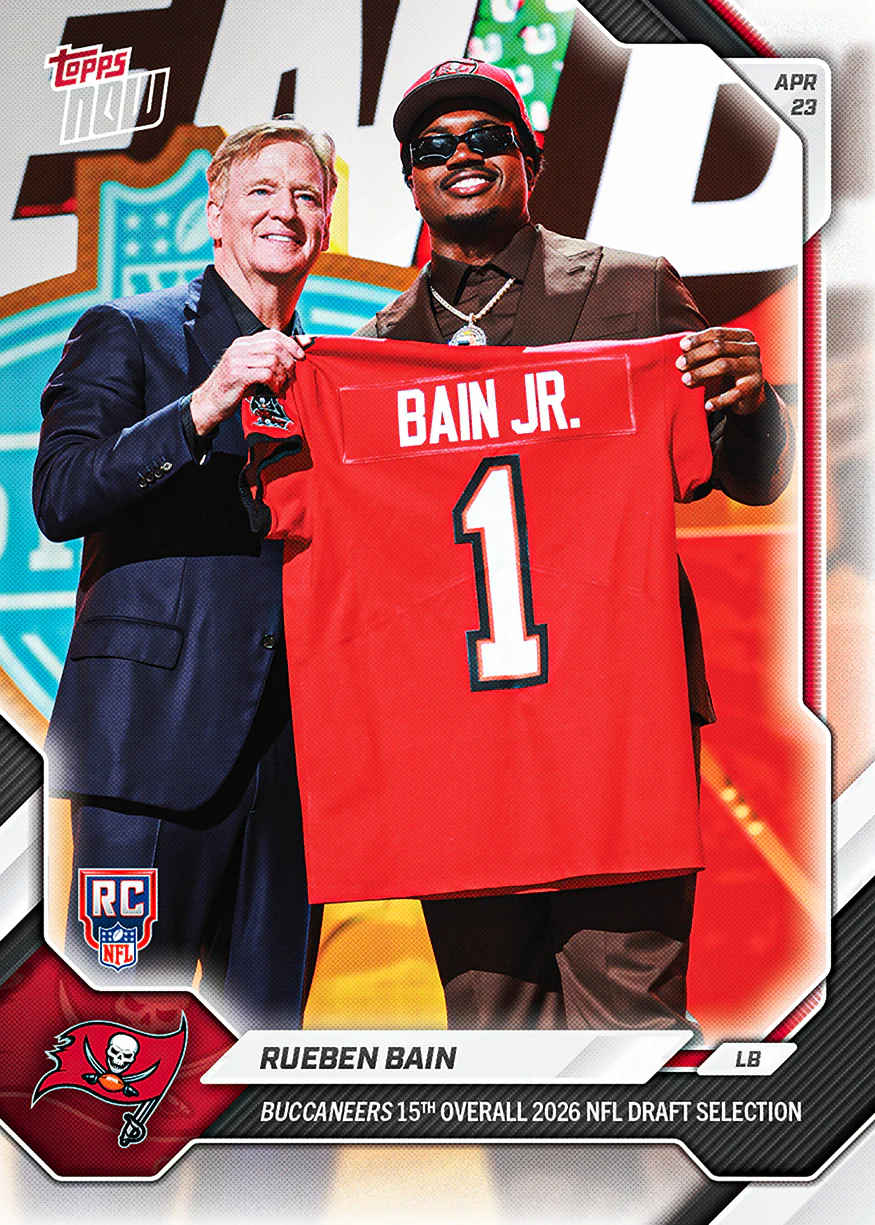 Rueben Bain Jr. - 2026 NFL Topps NOW® - Card RBAI - PR: 2482
