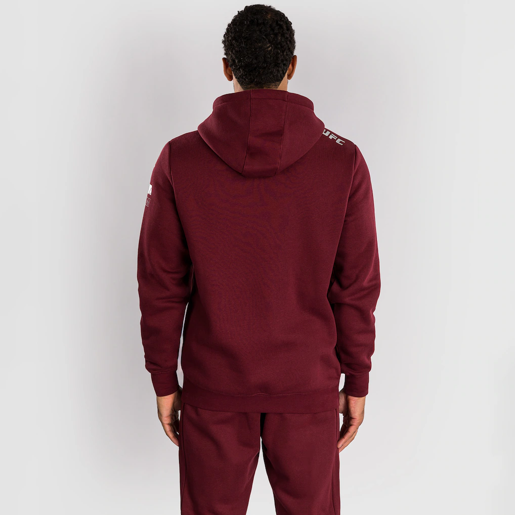 Men's UFC Zenith by Venum Maroon Authentic Fight Week Hoodie
