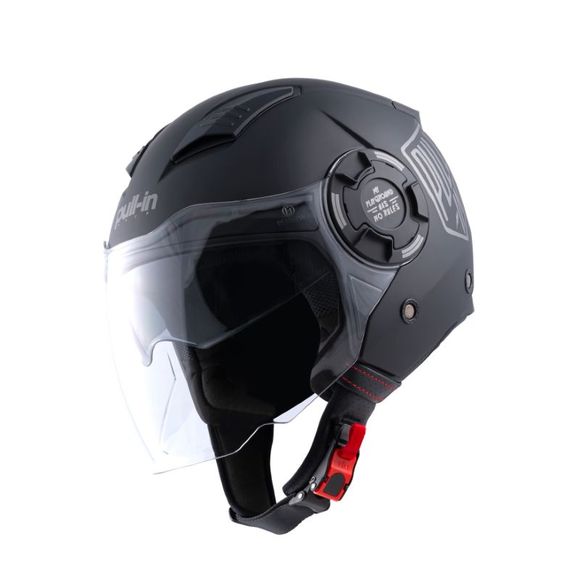 Casque jet Pull-in SOLID MATT BLACK - NoirRef : PUL0447