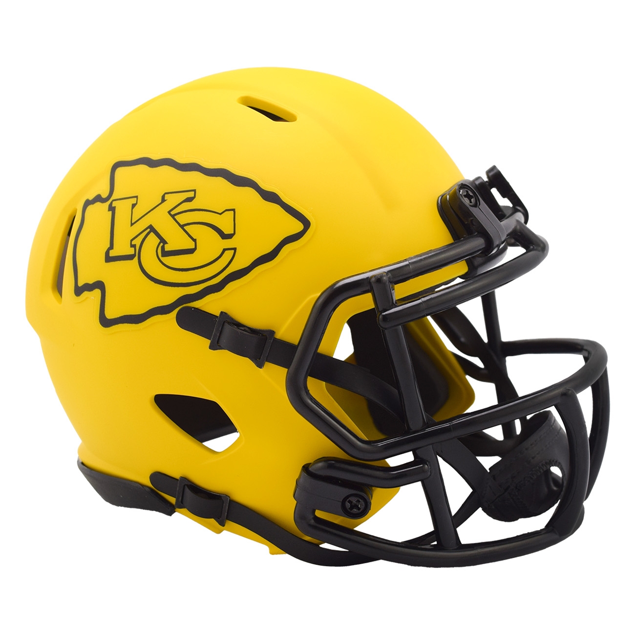 Kansas City Chiefs Rave Alternate NFL Speed Mini Helmet Yellow