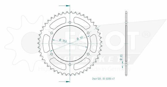 Esjot crown 47 teethRef: ESJO00122A / 12113029