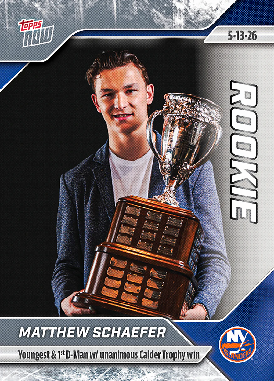Matthew Schaefer - 2025-26 NHL Topps NOW® - Sticker # 171 Pack - PR: 5450