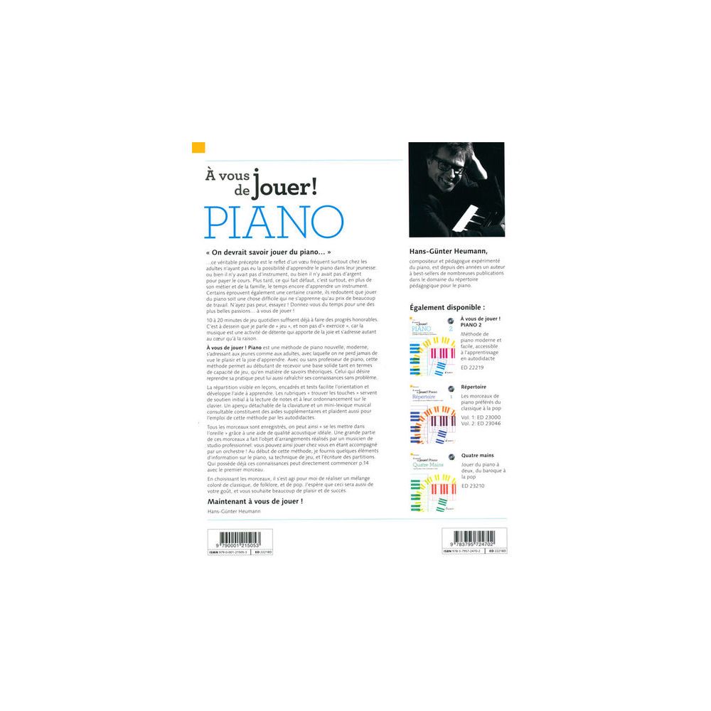 Schott À vous de jouer! Piano 1 – Thomann Ireland