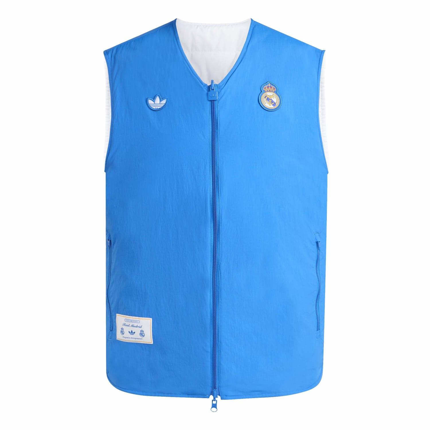 Mens adidas Originals Terrace Icons Reversible Vest 25/26 Blue