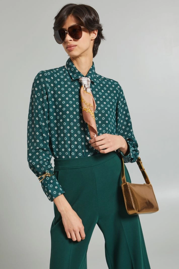 Twill foulard - BEIGE GREY