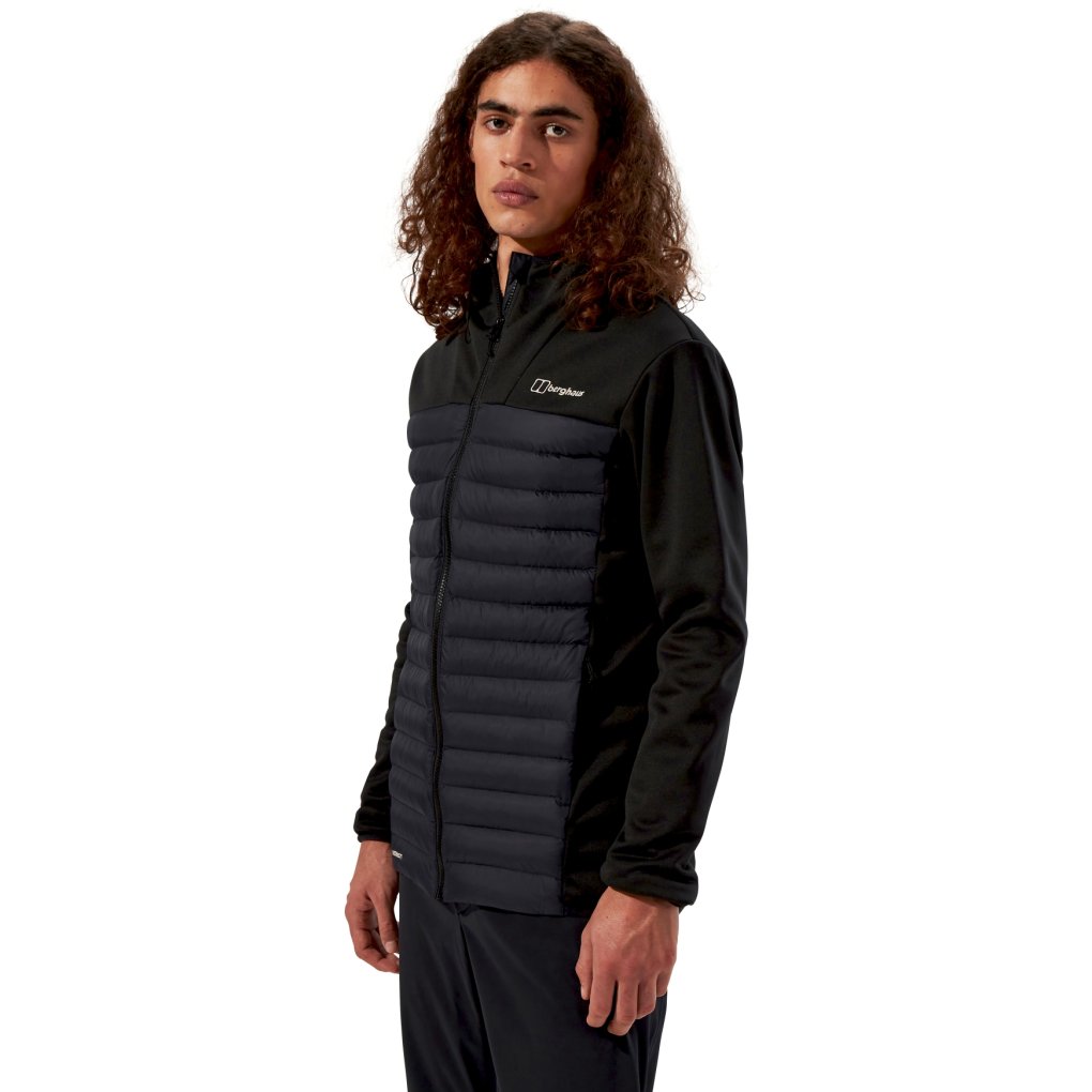 Berghaus Vaskye Hooded Hybrid Jacket Men - Black/Black