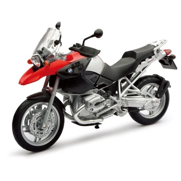 Miniature newray motorcycle bmw r 1200 gs - 1/12° scale - black / redRef: NRY0007 / 42763