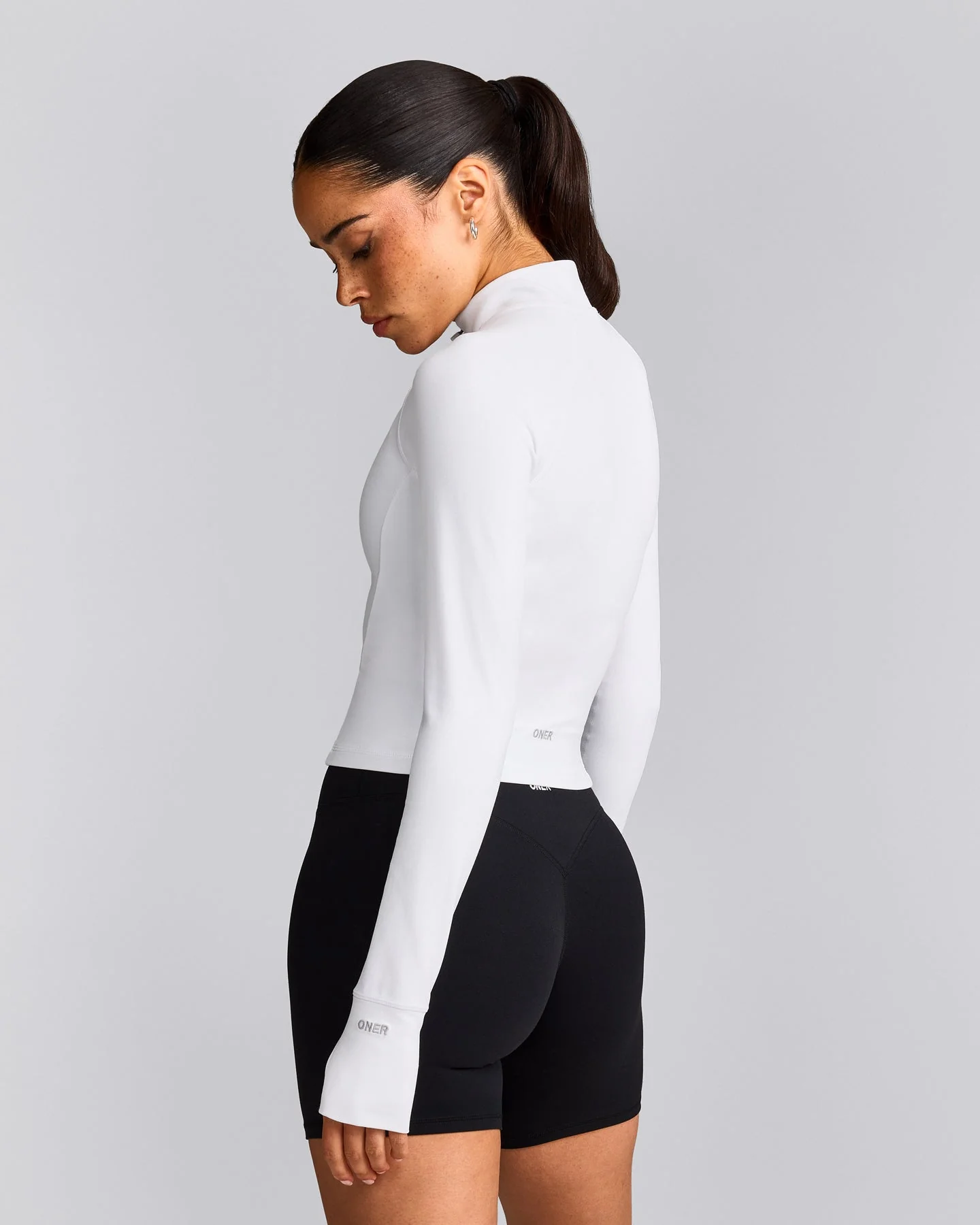 SoftMotion™ Mid Jacket with Grey Logo | White