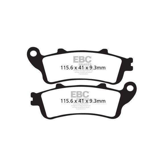 EBC Sinter Metal Sintered Brake Pads Front/Rear (model dependent)Ref: FA0697 / 17212423