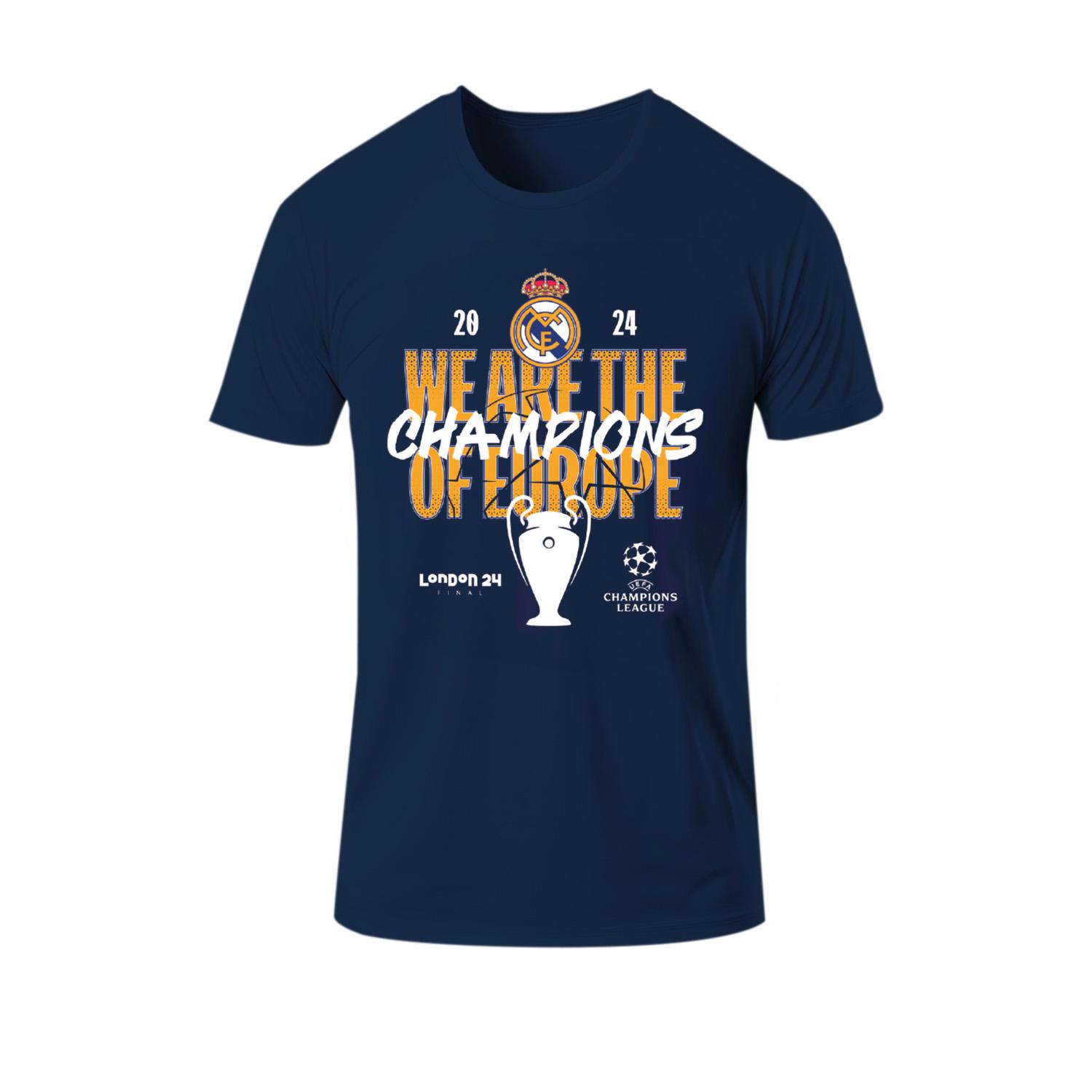 Kids UCL Champions 15 T-Shirt Navy