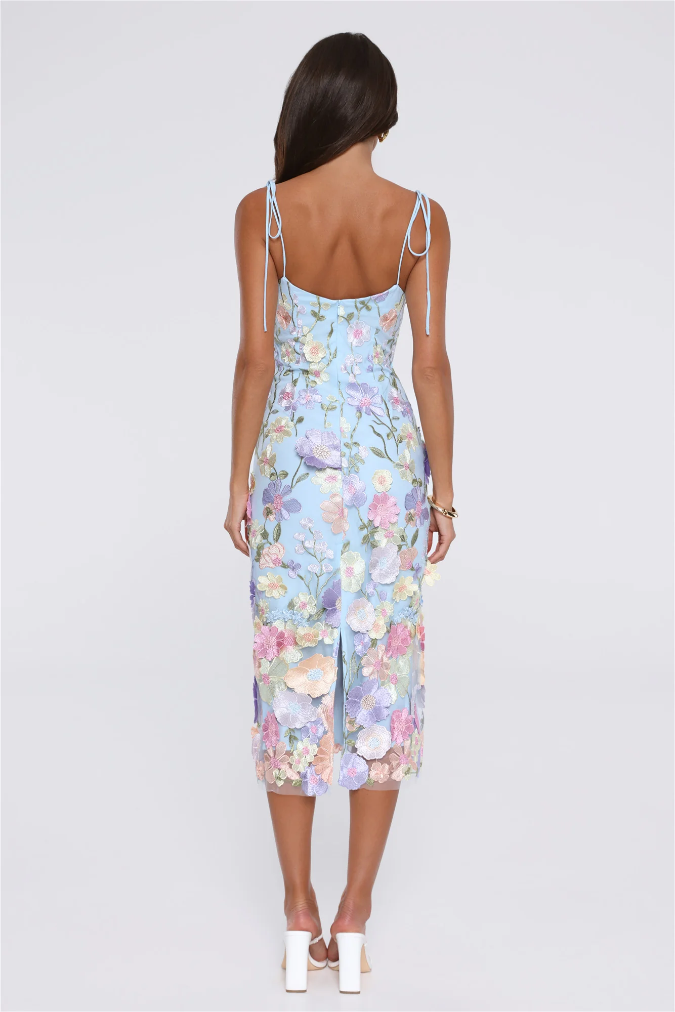 One Of One Midi Dress Blue