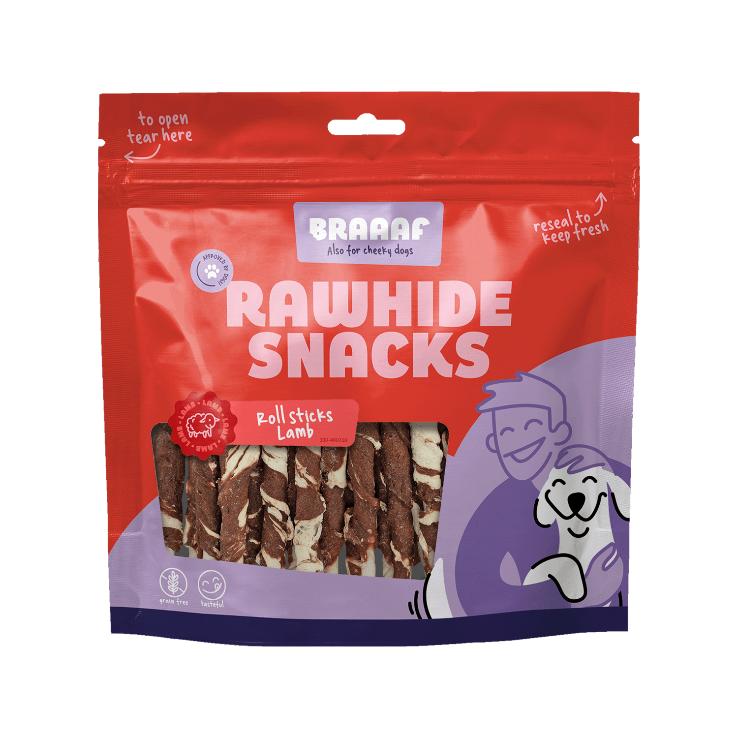 Braaaf Roll Sticks - Duck - 30 x 12,5 cm