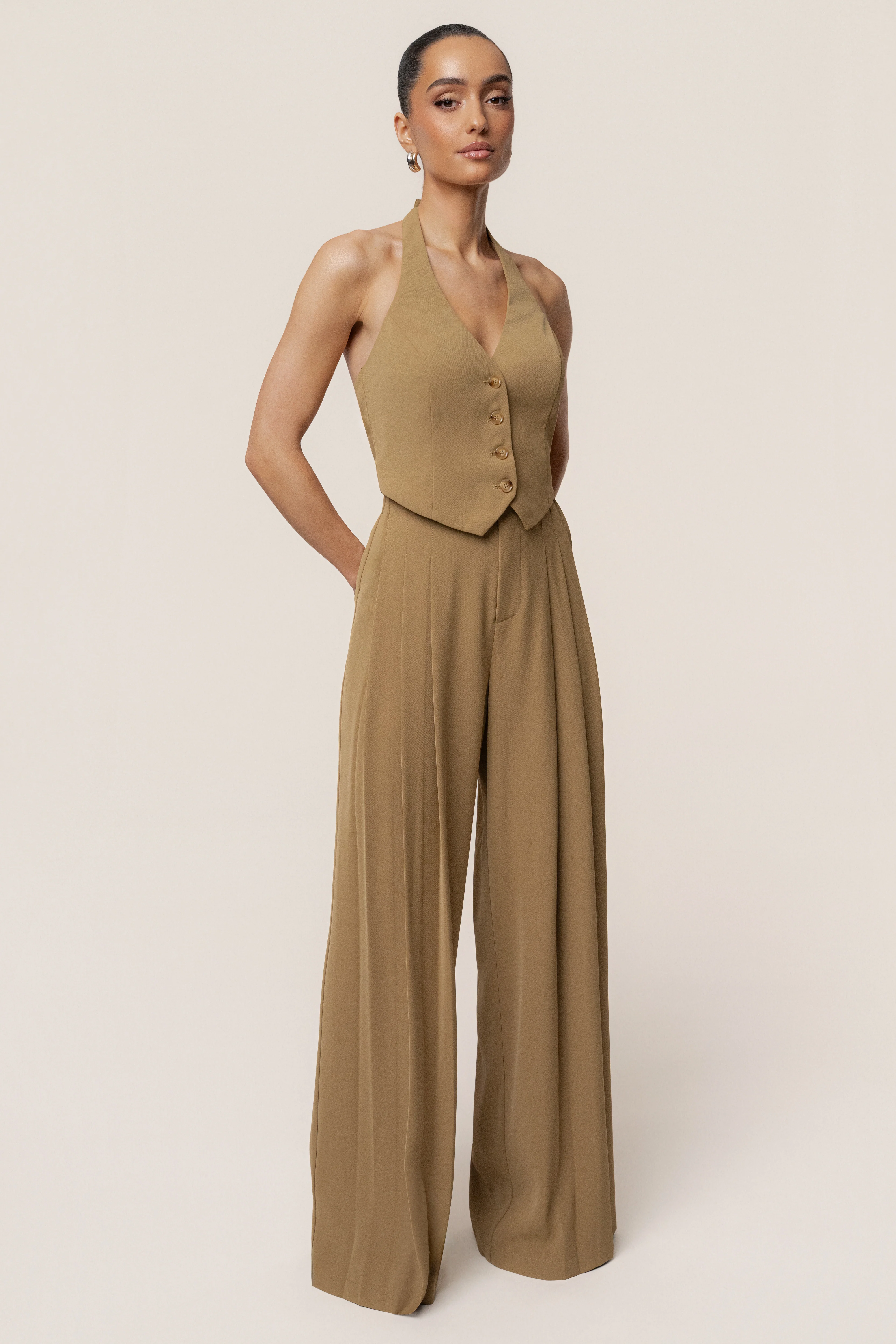Olive Signature Elegance Vest