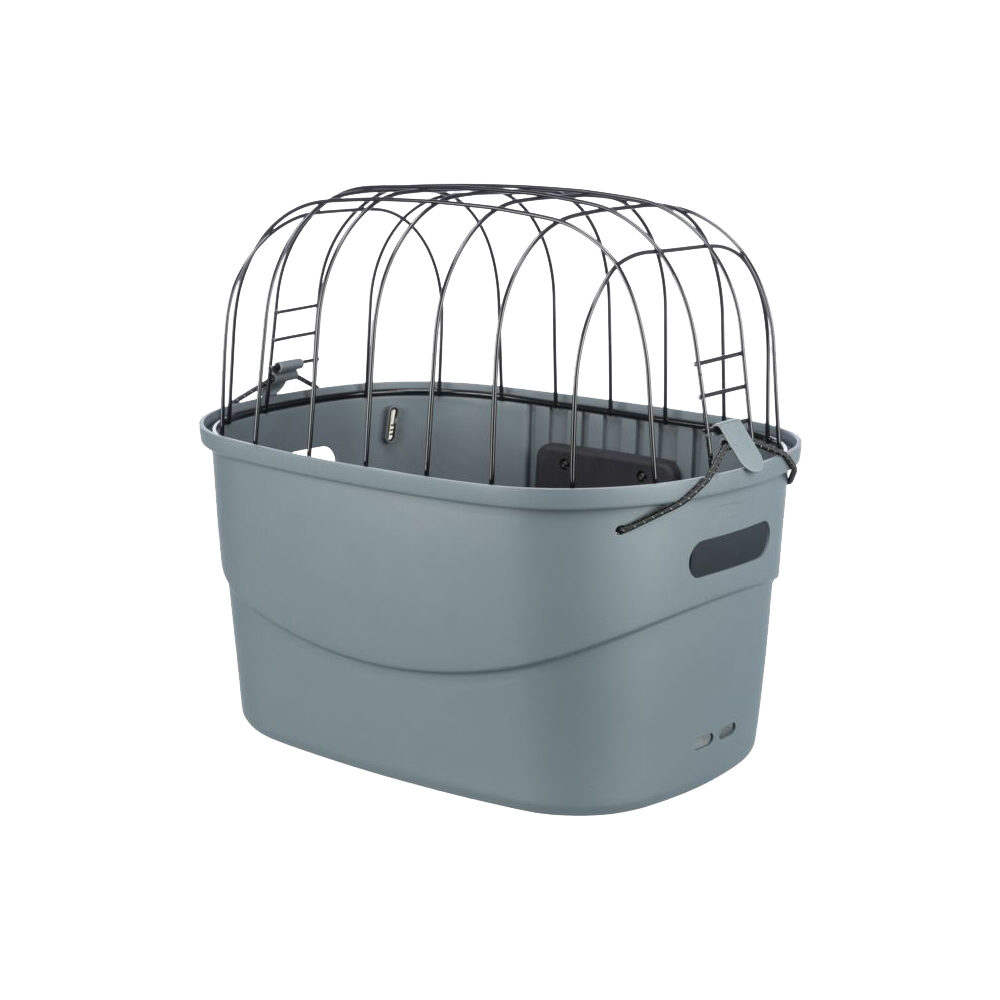 Trixie Handlebar Bike Basket - 42 x 39 x 30 cm - Grey