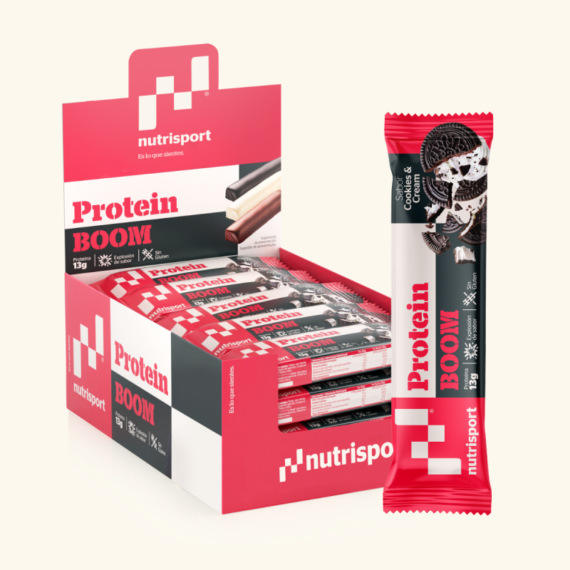 Protein Boom Cookies & Cream (24 uds)