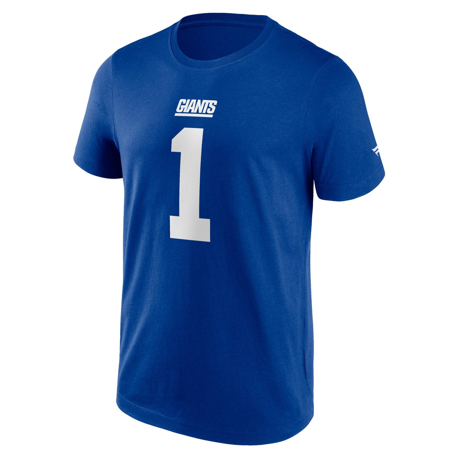 Malik Nabers #1 New York Giants Player NFL T-Shirt Blue