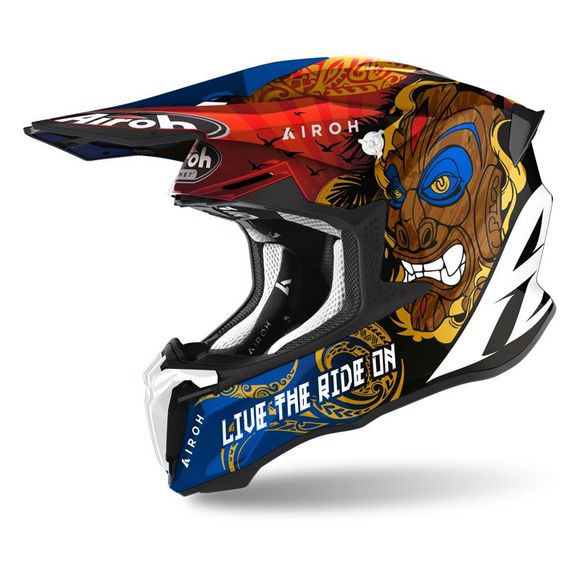 Casque cross Airoh TWIST 2.0 - TIKI 2023 - MulticoloreRef : AR1237