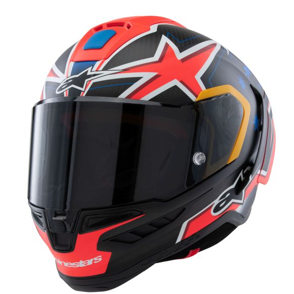 Alpinestars SUPERTECH R10 JACK MILLER Full-Face Helmet - Carbon / RedRef: AP3830