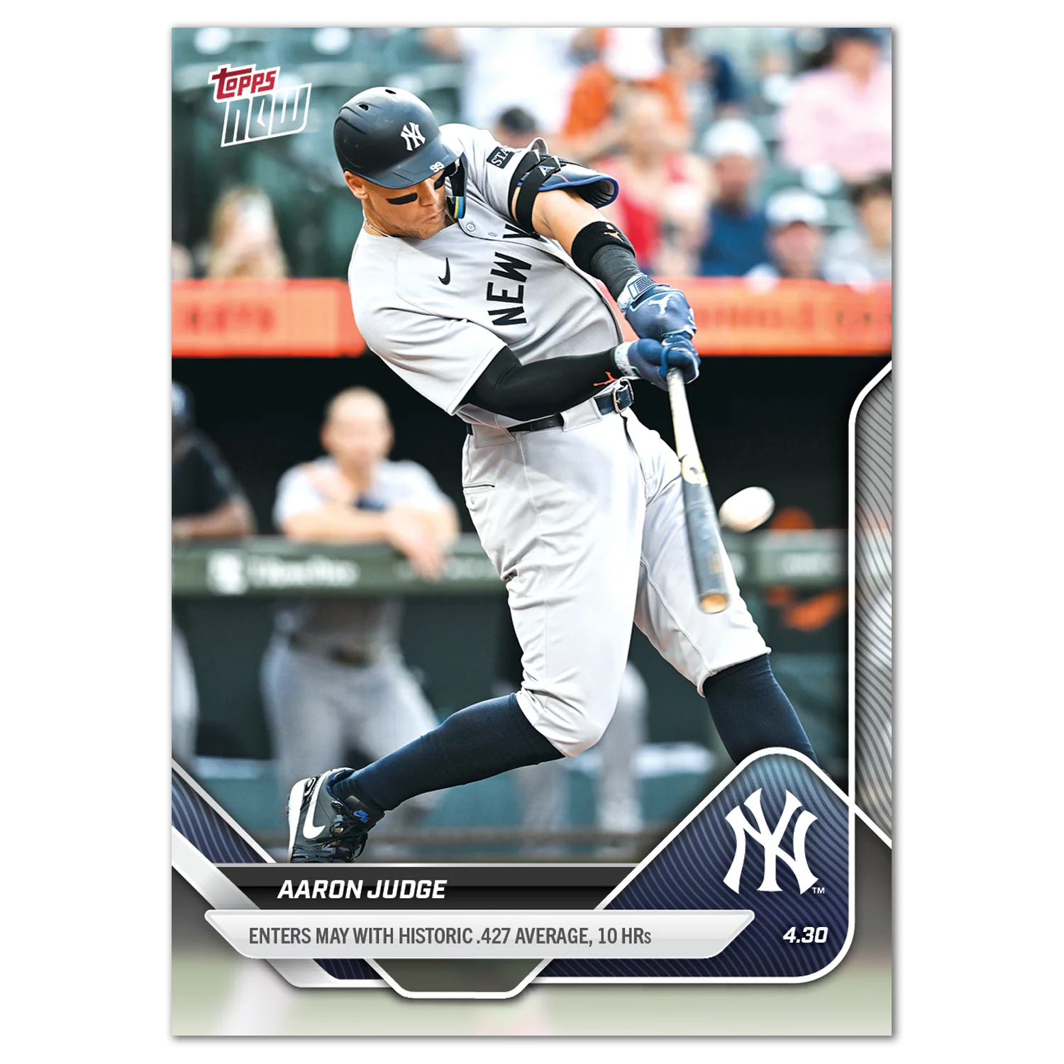 Aaron Judge - 2025 MLB Topps NOW® - Card 122