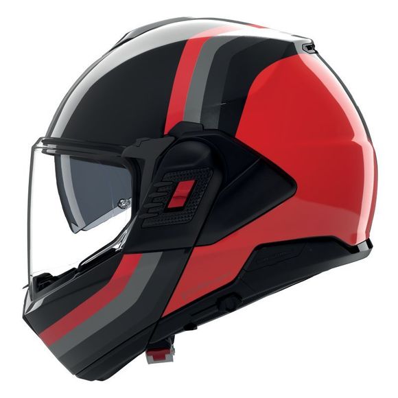 Modular Helmet Nolan N120-1 - LINEO - Black / RedRef: NL1640