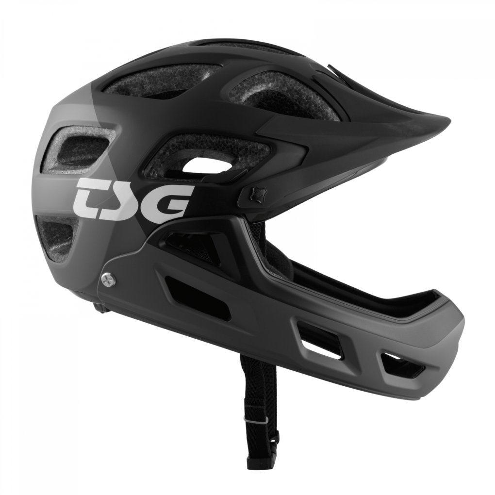 TSG Seek FR Graphic Design Helmet - flow grey-black