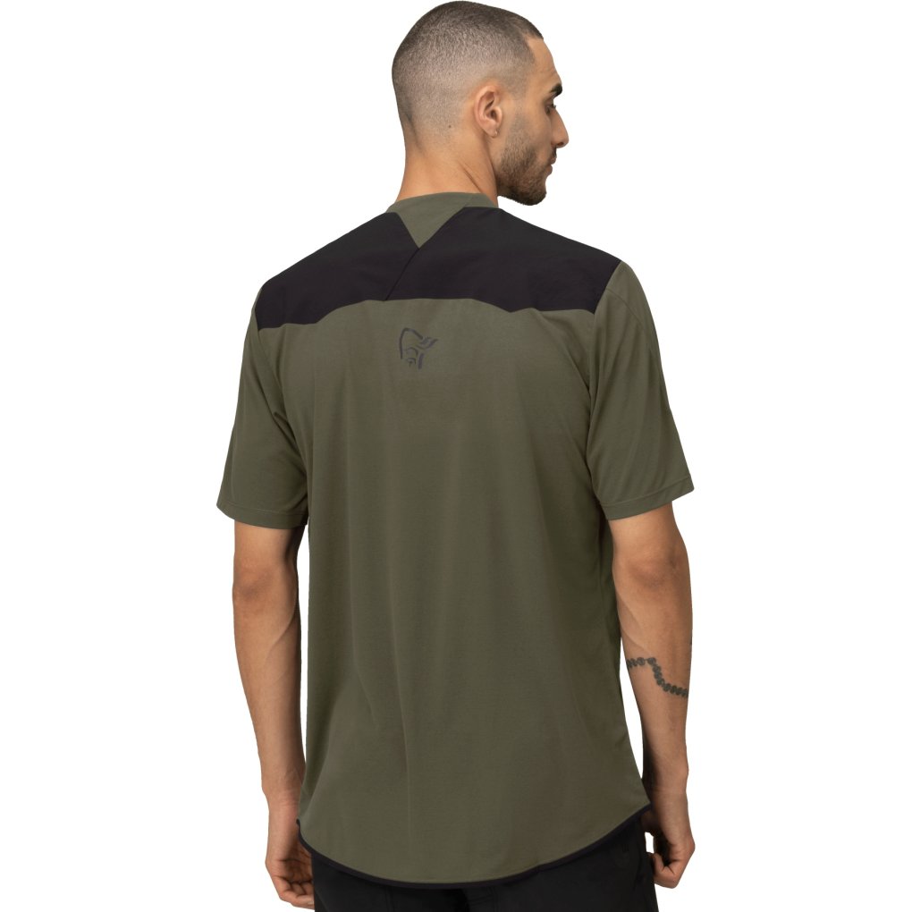 Norrona skibotn equaliser tech T-Shirt Men - Olive Night