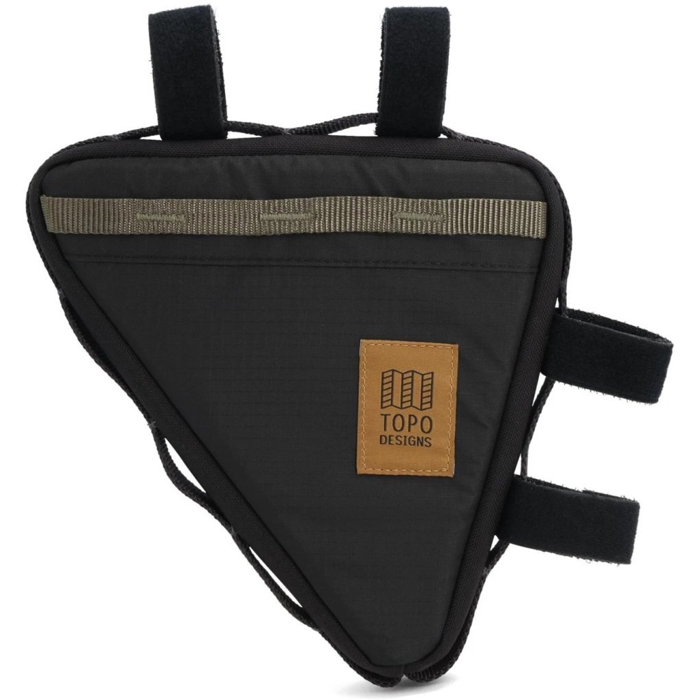 Topo Designs Bike Frame Bag - Black/Neutral