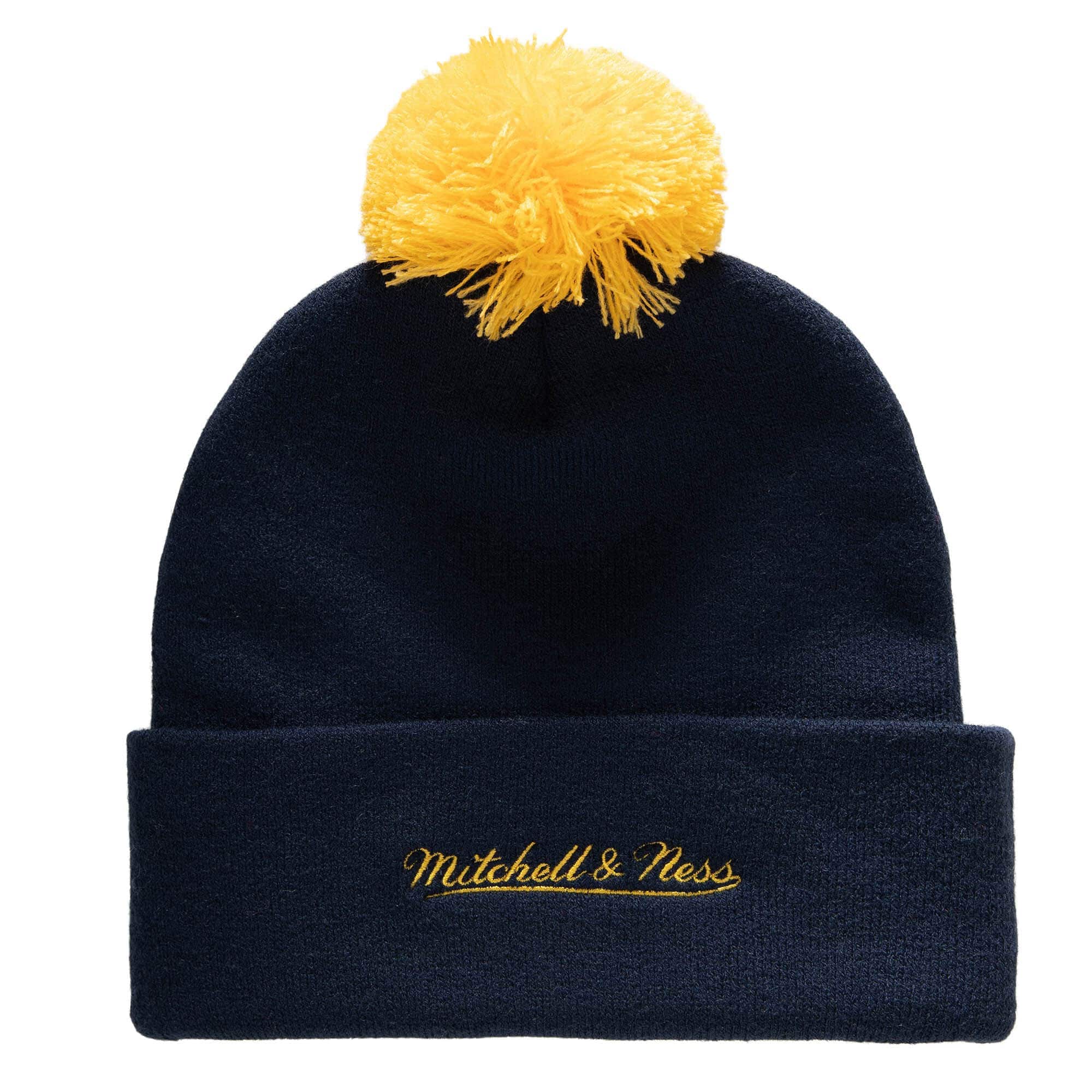 St. Louis Blues Punch Out Mitchell & Ness NHL Knit Hat Navy