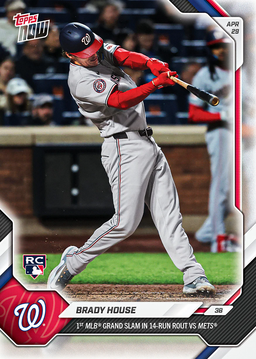 Brady House - 2026 MLB Topps NOW® - Card 139 - PR: 711