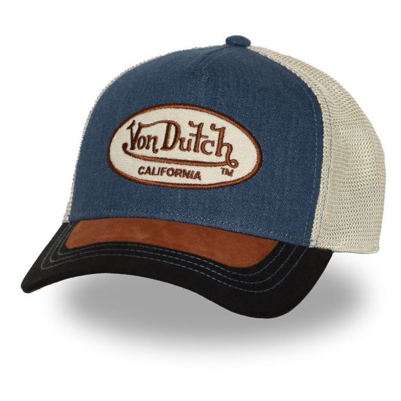 Casquette Von Dutch SHIELD - Noir / BleuRef : VDH0325 / VD/1/CT/SHIELD/02-TU
