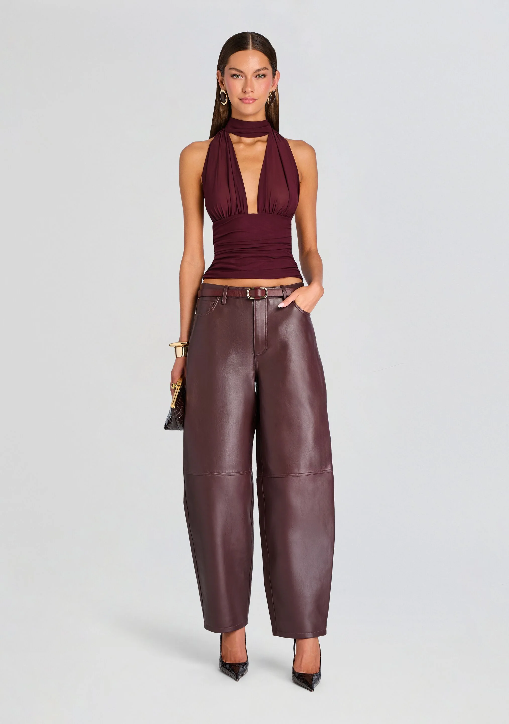 Solene Leather Pant