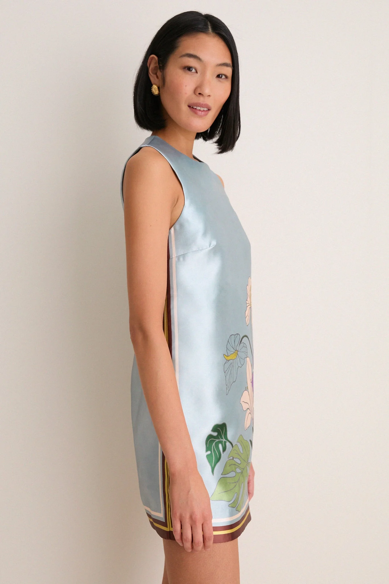 Ice Blue Alfie Mini Dress