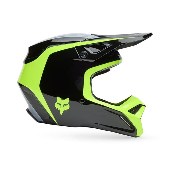 Casque cross Fox V1 FLOW 2025 - Noir / JauneRef : FX5678