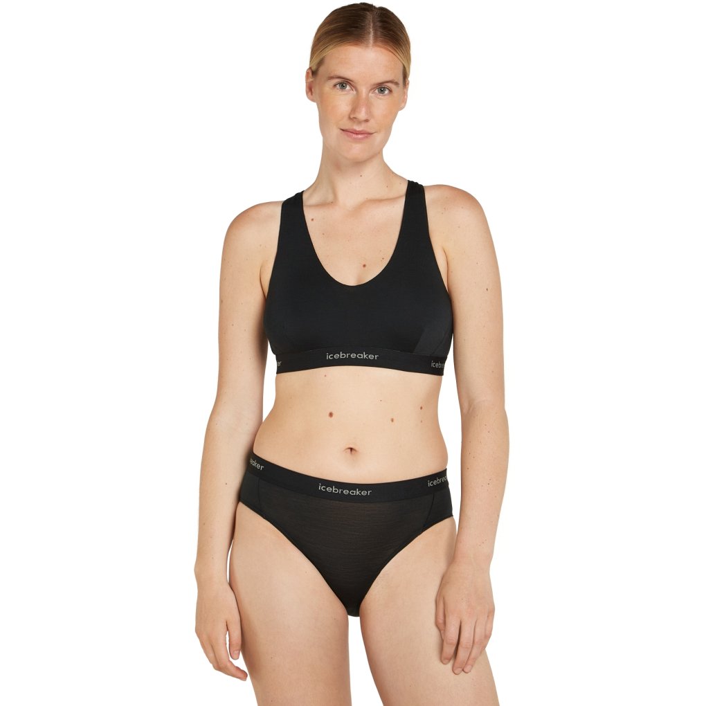 Icebreaker Merino 125 Cool-Lite™ Sprite Racerback Bra Women - Black