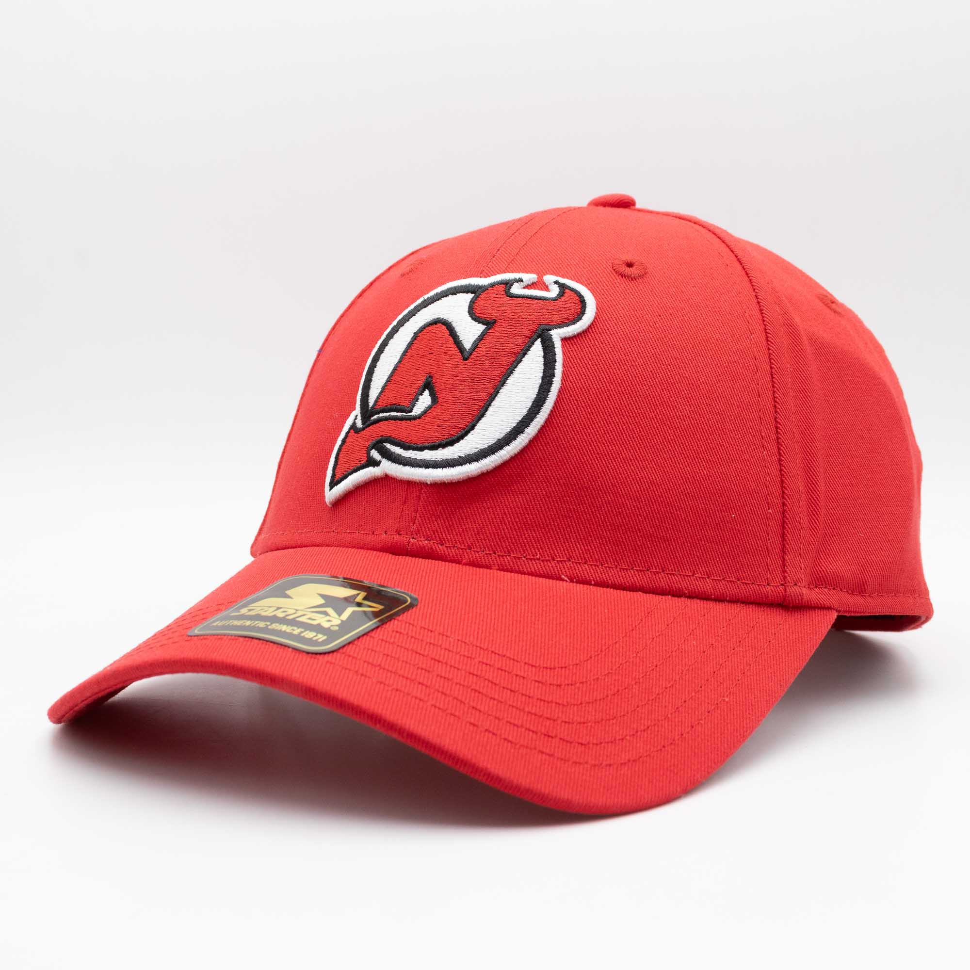 New Jersey Devils Starter Score NHL Snapback Cap Red