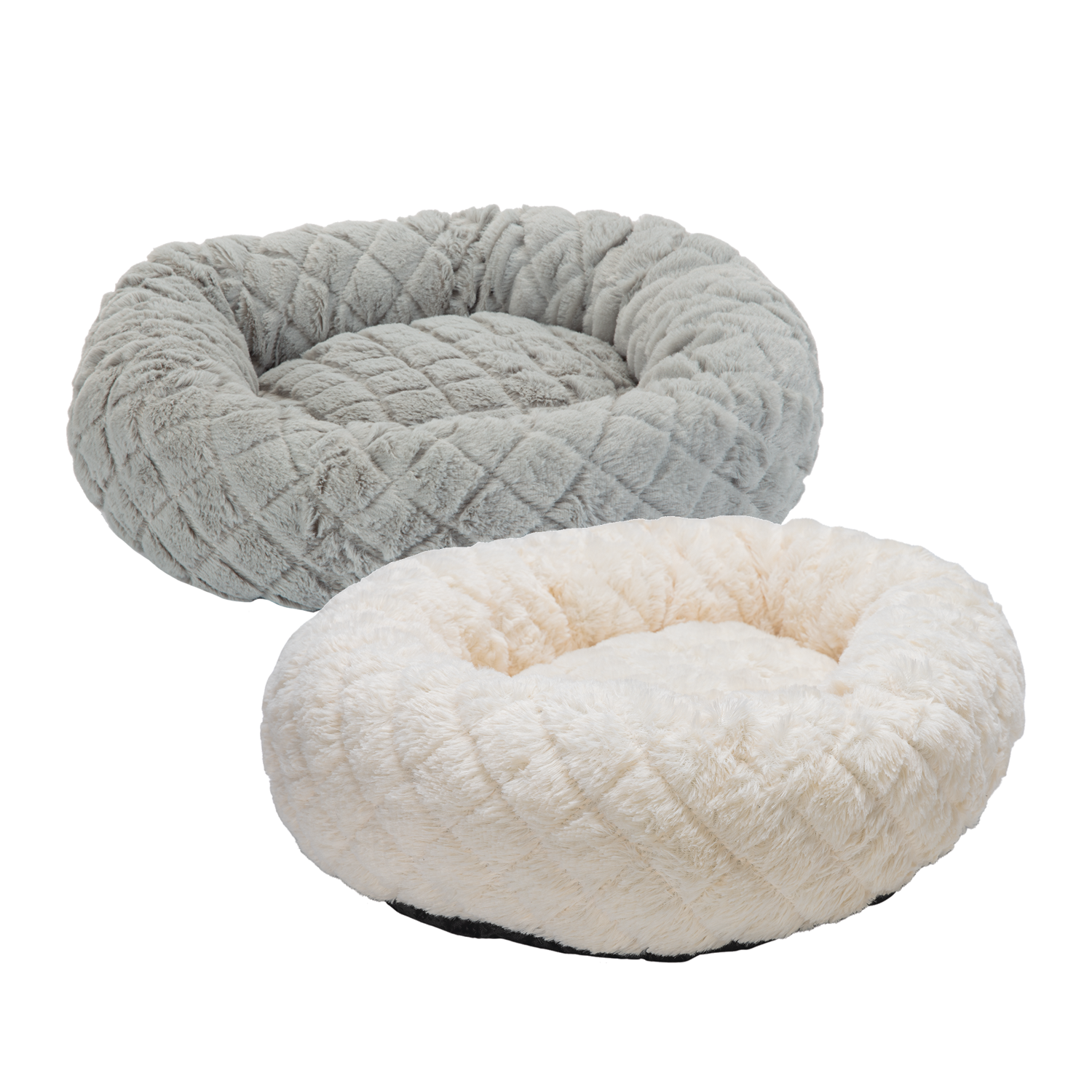 Beeztees Cat Bed Levisa - Beige - 43 x 43 x 13 cm