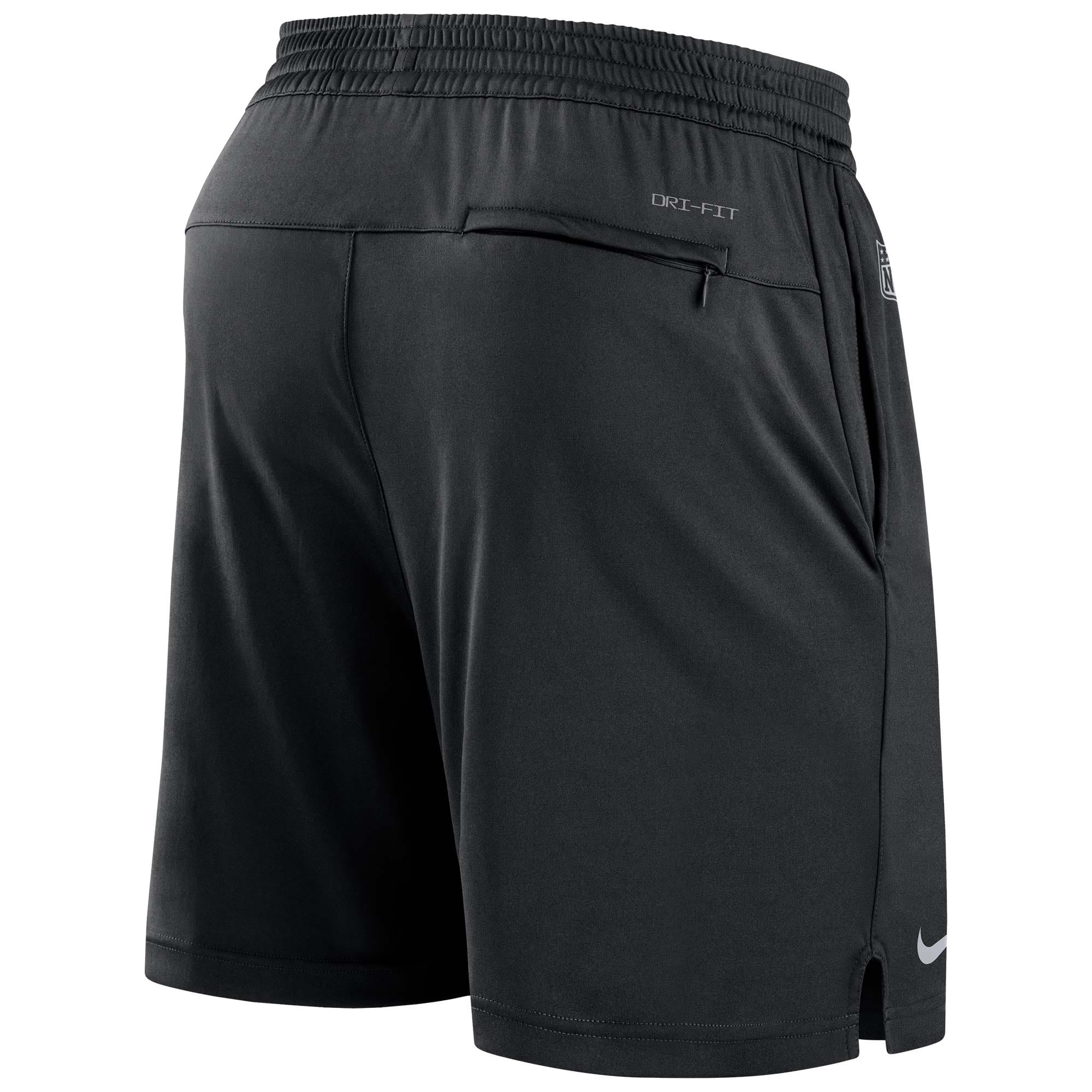 Carolina Panthers 2023 NFL Sideline Nike Dri-FIT Shorts Black