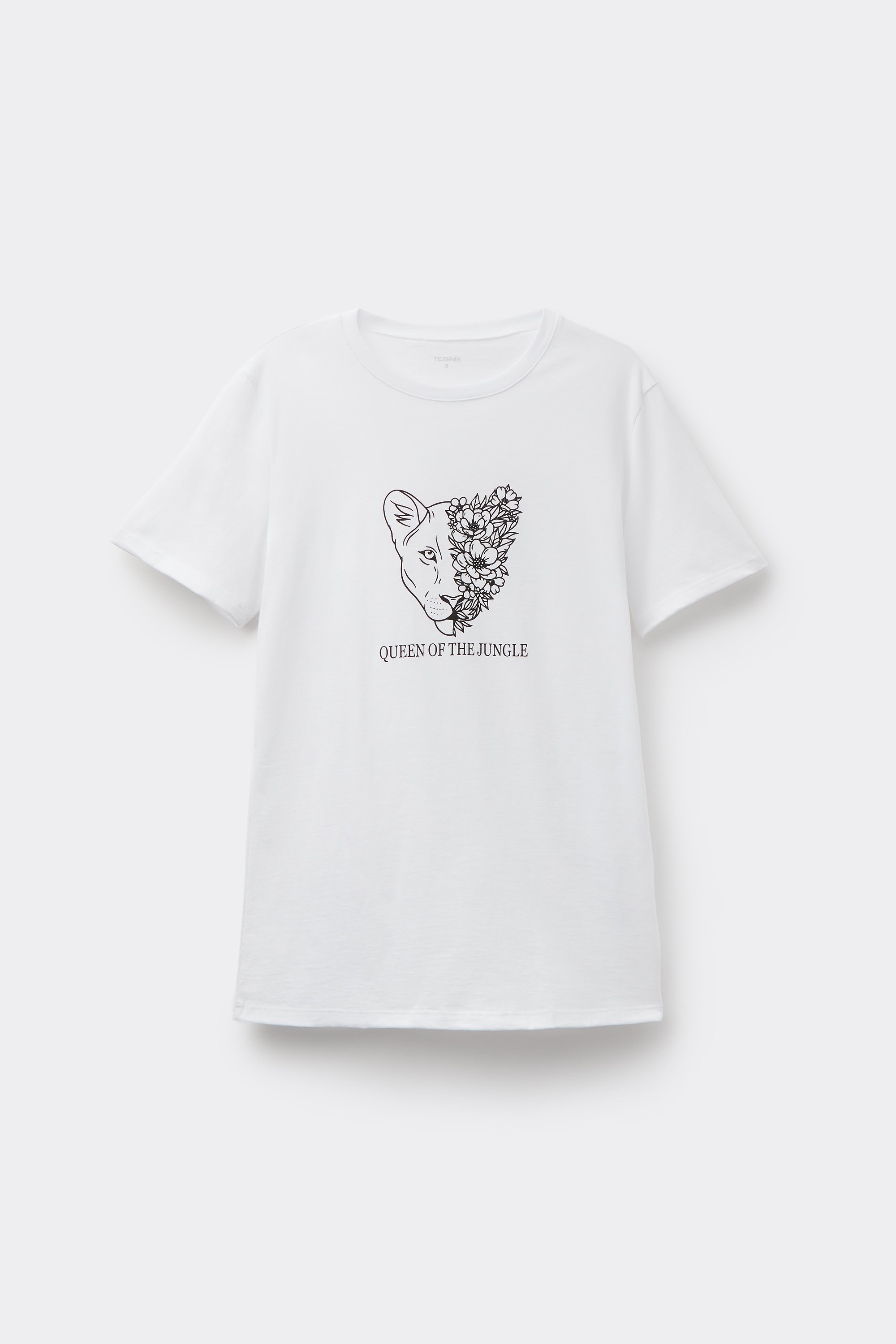 100% Cotton T-Shirt with Print